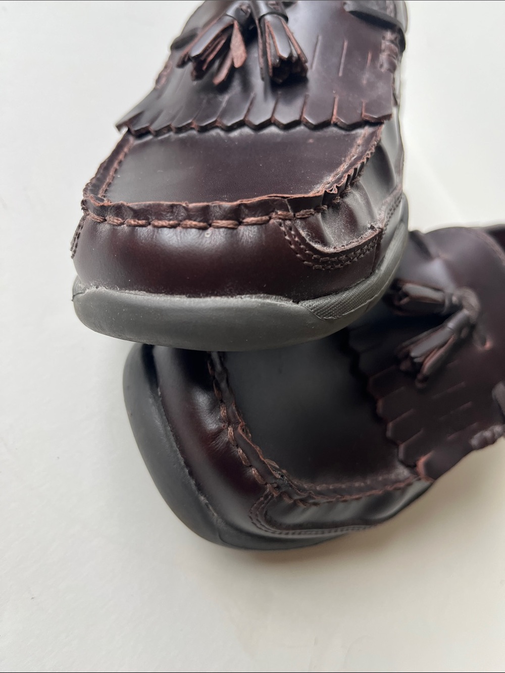 Bass - Clark Leather tassel loafers, men’s 12M - Picture 6 of 8